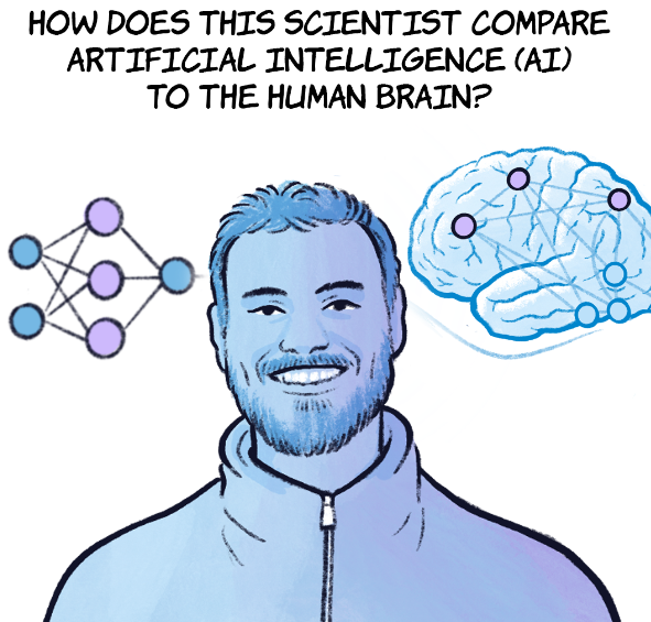 How does this scientist compare artificial intelligence (AI) to the human brain? Read more on The Science Life!